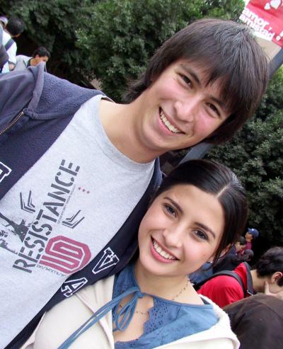 Denisse González y Alejandro Madero.