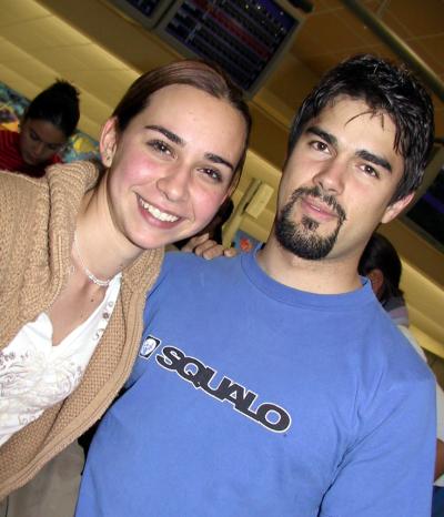 Felipe Gómez y Paulina Navarrete.
