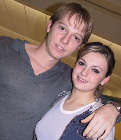 Gianfuanco Sambuci y Lucía Valdés.
