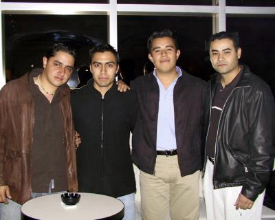 Augusto García, Miguel A. Robles, Rodrigo Hernández, Manuel Cano.
