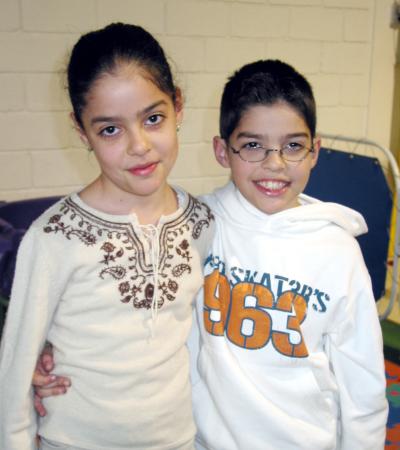 Lynete y Adolfo Armendáriz fueron captados en pasado festejo infantil.