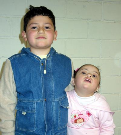 15 de febrero
Sebastián y Samantha María M. Flores, fueron captados en pasado festejo infantil.