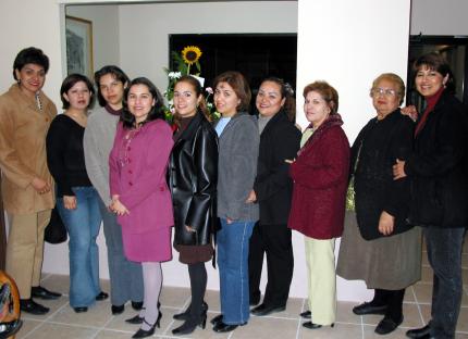 28 de febrero
Ana Sánchéz, Anayansi Bazón, Adriana Cano, Isela Montes, Mónica de Córdova, Cecilia Cázares, Bertha de Bazón, Andrea Bazán, Magdalena Reyes y Bertha de Reyes.