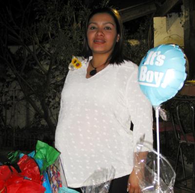 Marlen de Talamantes fue festejada con uan fiesta de canastilla con motivo del nacimiento de su bebé.