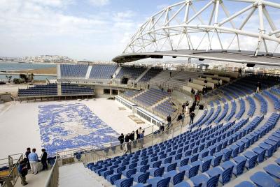 En el estadio en la zona costera de Faliro también se llevarán a cabo las competencias de voleibol y voleibol playero.