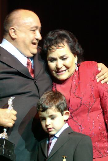 El comediante Luis de Alba recibió la Diosa de Plata 'Carmen Salinas' por su trayectoria dentro de la comedia.