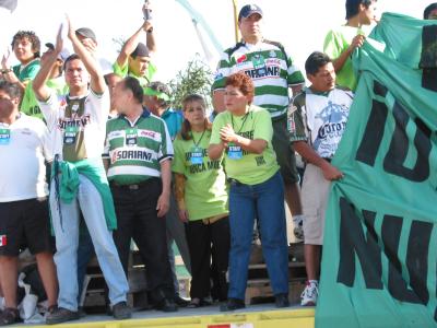 Corazón verde | Megamarcha en apoyo al Santos