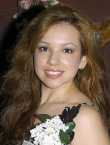 María Luisa García Díaz, captada en la despedida de soltera que le ofrecieron por su próxima boda.