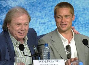 Antes de la proyección de la película se ofreció una conferencia de prensa; aquí el protagonista de la cinta Brad Pitt y el director Wolfgang Petersen, realizador también de 'Das Boot' (El Submarino).