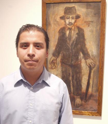 Miguel Canseco es uno de los artistas que participaron en la muestra Noche en la Tierra