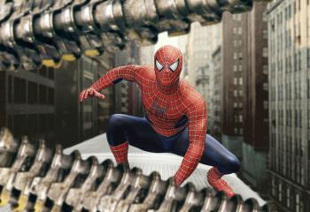 La filmación de El Hombre Araña 2 comenzó el 12 de abril de 2003 en Nueva York