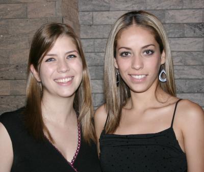 Nancy Torres y Blanca Álvarez.