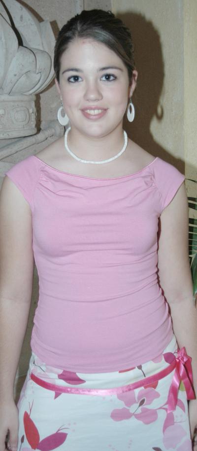 Marcela Villarreal, en pasado festejo social.