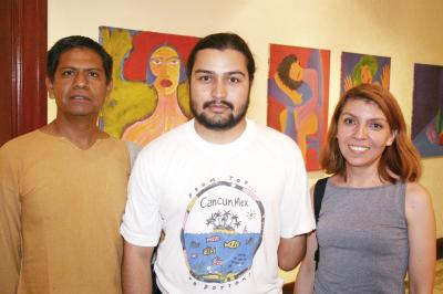 Gustavo Montes, Miguel Esponoza e Ileana Pinal