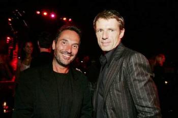 El director Pitof (Izq.), y el actor Lambert Wilson (Der.)