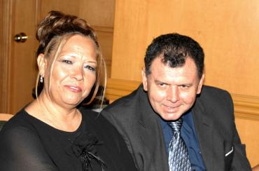 María Luisa deLópez y Casimiro López.
