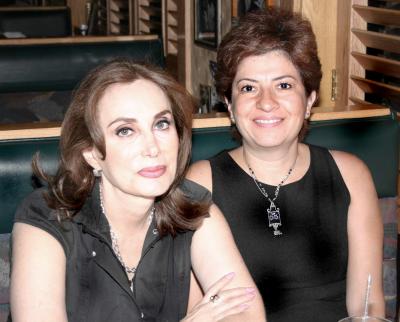 Martha Orduña y Anita Rendón.