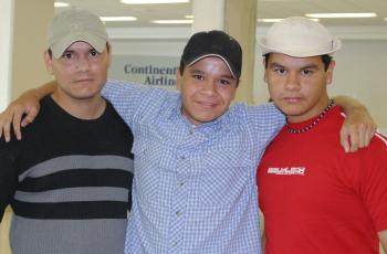 Raúl, Gerardo e Israel Castillo Salazar.
