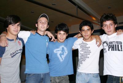 Alberto Huerta, Marco Olvera, Buji Bracho, Luis Barroso y Armando Gurrola.