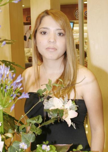 Katia Liseth Santiago González, captada en su despedida de soltera.