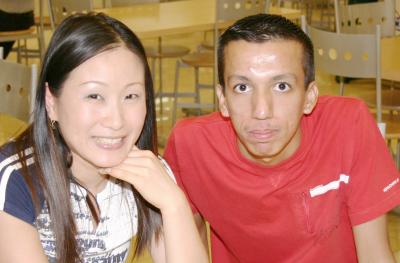 Lee Ji Huyn y Jesús Manuel Perales.