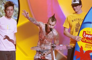El grupo Blink 182 fue encargado de amenizar ele evento.