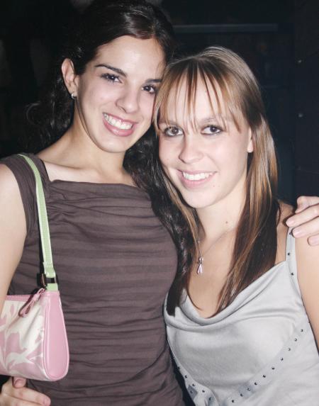 Paola Macouzet y Cristina Giacomán