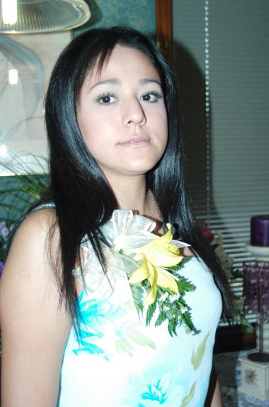 Alejandra Yáñez Castro, captada en su despedida de soltera.