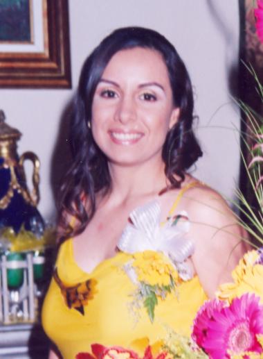 María Eugenia Favila Tinoco, feliz en su despedida.