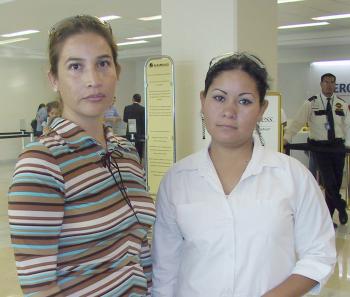Isabel Escobedo y Érika García viajaron a la ciudad de México
