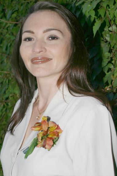 María del Carmen Ramos,  captada en su despedida de soltera.