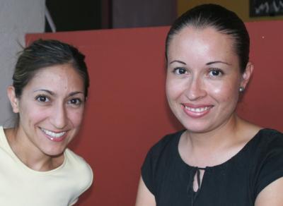 Mayela Castellanos y Ana Cecilia Quintero.