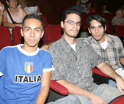 Javier y Pedro Munguía y Gerardo Ríos.