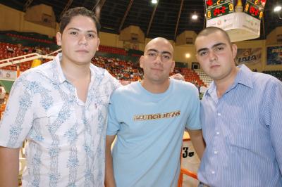 Anuar Ganem, Manuel Valero y Chuy Henry