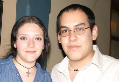 Cynthia Vega y José Alberto Aguirre.
