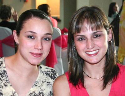 Lisset canedo y Ma. Emilia Jímenez.
