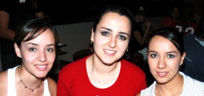 Caro de la Garza, Jéssica Ortiz y Esteysi Anaya.