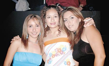 Jéssica Franco, Carolina Reyes y Érika Sandoval