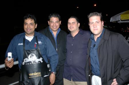 Jorge Meléndez, Gerardo Marcos , Momi González y José Chávez.
