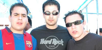 Manuel Sánchez, Sebastián González y Salvador Córdoba.