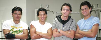 Arturo López, Luis López, Mauricio López y Héctor Rodríguez.