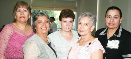  14 de septiembre de 2004
 María del Rosario Hernández, Rosaura Simental, Blanca Liliana Larrañaga, Juanis Domínguez y Verónica Reynoso.