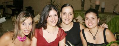 Cynthia de Arredondo, Cristy de Dovalina, sandra de González y Sabina de Sobrino.