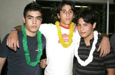 Jorge Olvera, Rodrigo Carmona y Luis Barroso.
