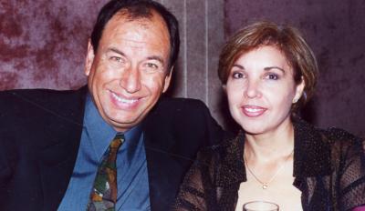 Luis Enrioque Montes Castañeda y María del Carmen Ruelas de Montes, en un grato festejo social.