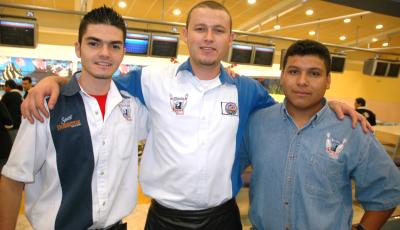 Raúl Vásquez, Édgar Ortega y Víctor Ontiveros.
