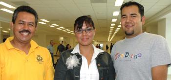 Javier Canalles, Ruth Hernández y Mario Hernández Márquez viajaron a Tuxtla Gutiérrez, Chiapas.