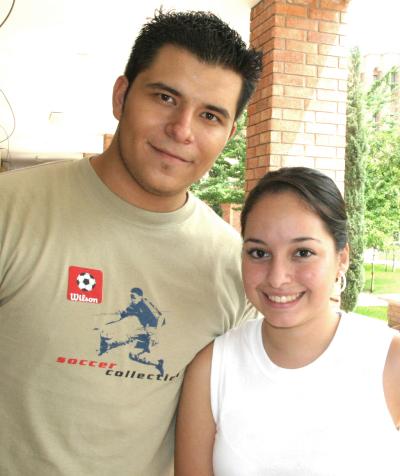 Iván Flores y Liliana Vázquez.