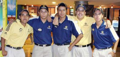Jesús Mena, Radamés Villarreal, Richie Miranda, Francisco Núñez y Joel Barbosa.