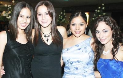Maribel Ochoa, Paulina Madero, Marcela Jaime y Naty Garza.